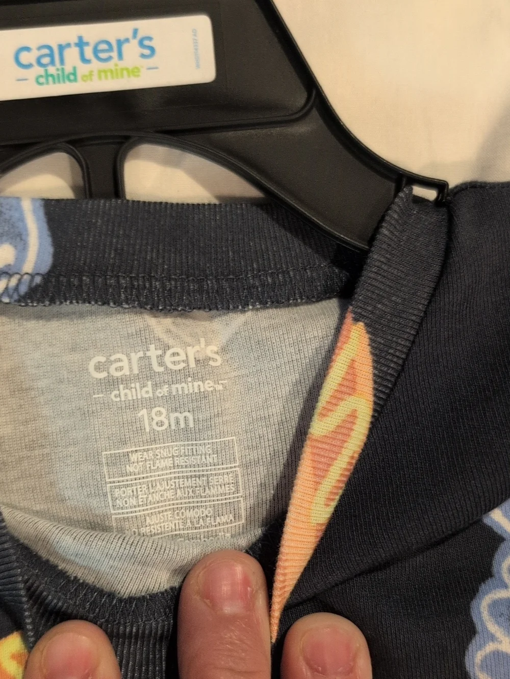 Carters Navy Blue Boys PJ Set NWT